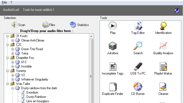 AudioGrail for Windows 10 Screenshot 1