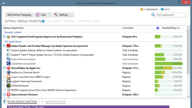 Autorun Organizer for Windows 11, 10 Screenshot 3