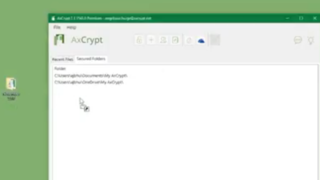 AxCrypt for Windows 10 Screenshot 2
