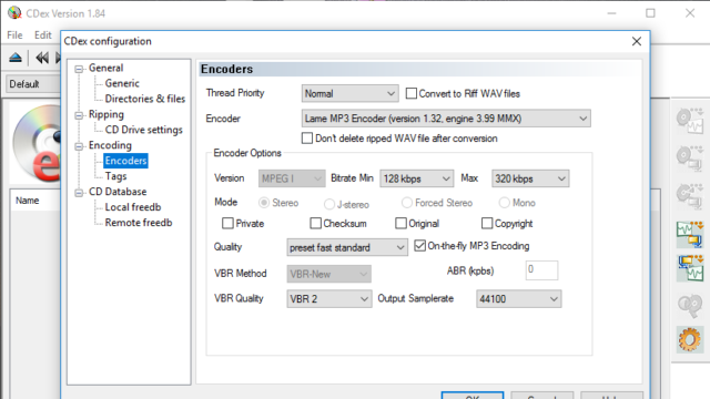 CDex for Windows 11, 10 Screenshot 2