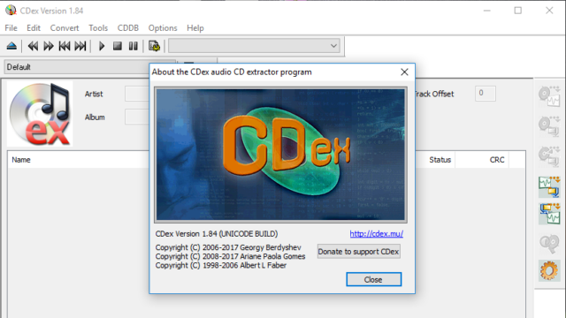 CDex for Windows 10 Screenshot 3