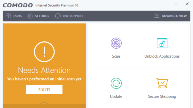 Comodo Internet Security for Windows 11, 10 Screenshot 1