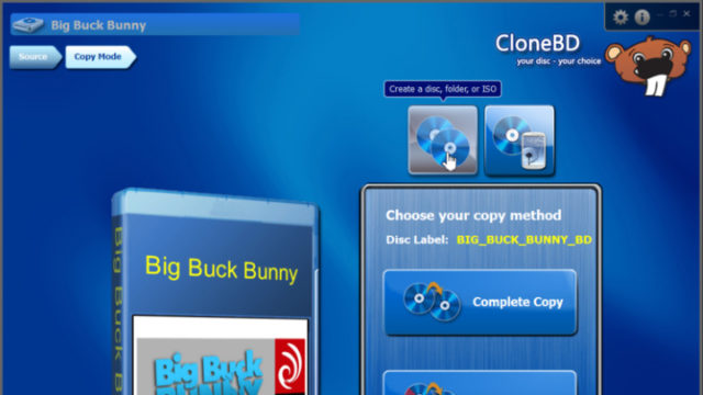 CloneBD for Windows 10 Screenshot 2