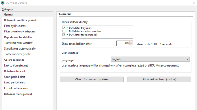 DU Meter for Windows 10 Screenshot 2