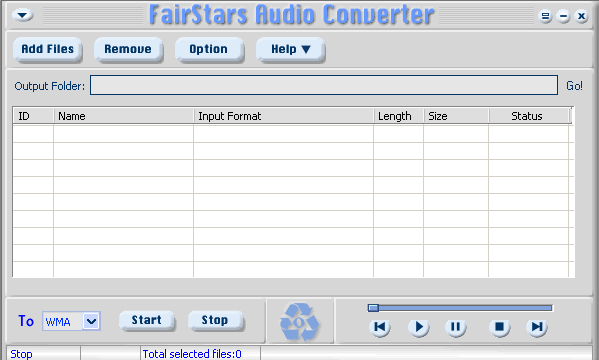 FairStars Audio Converter for Windows 10 Screenshot 1