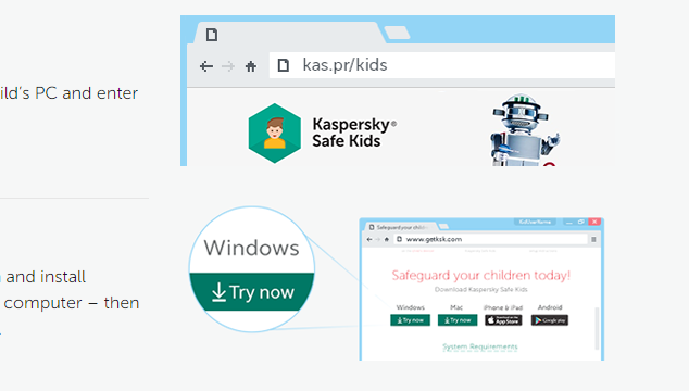 Kaspersky Safe Kids for Windows 10 Screenshot 1