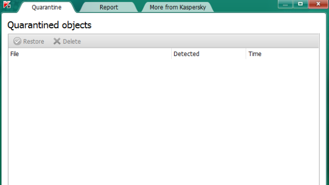 Kaspersky Virus Removal Tool for Windows 11, 10 Screenshot 3