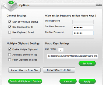 Macro Keys for Windows 11, 10 Screenshot 2