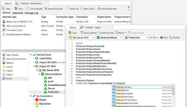 Navicat for MySQL for Windows 11, 10 Screenshot 2