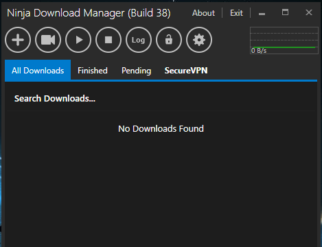 Ninja Download Manager for Windows 11, 10 Screenshot 1