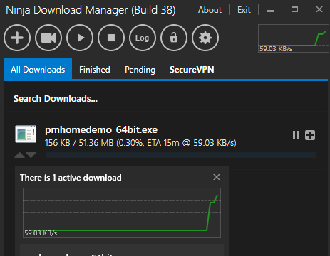 Ninja Download Manager for Windows 11, 10 Screenshot 2