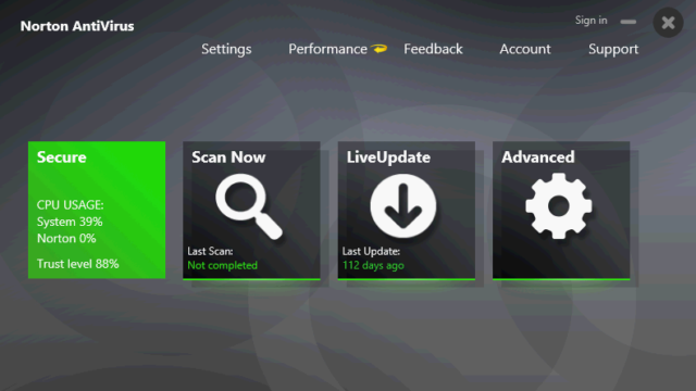 Norton AntiVirus for Windows 11, 10 Screenshot 1