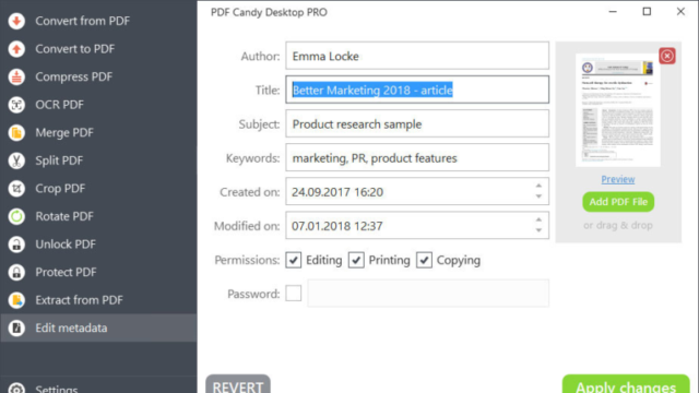 PDF Candy Desktop for Windows 11, 10 Screenshot 3