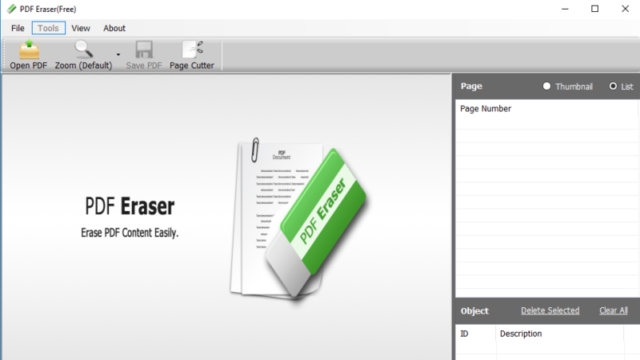 PDF Eraser for Windows 10 Screenshot 1