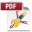 PDF to X medium-sized icon