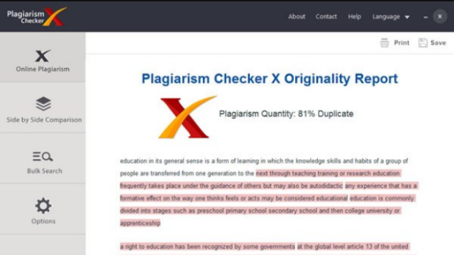 Plagiarism Checker X for Windows 10 Screenshot 1