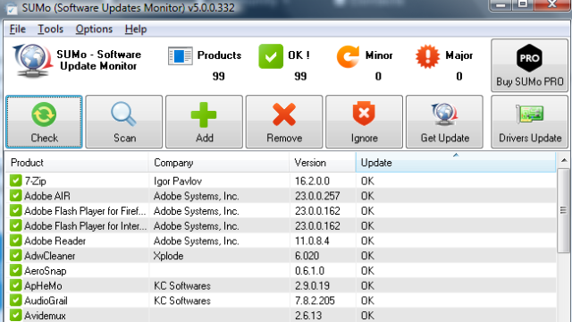 SUMo for Windows 11, 10 Screenshot 1
