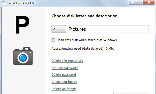 Secret Disk for Windows 11, 10 Screenshot 3