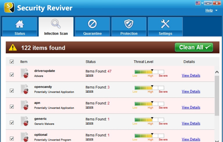 Security Reviver Screenshot