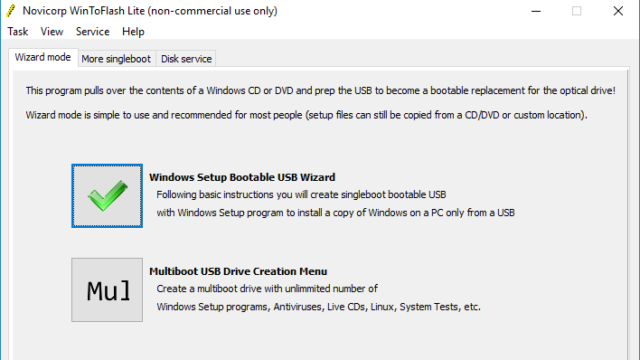 WinToFlash for Windows 11, 10 Screenshot 1