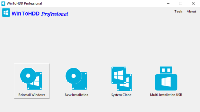 WinToHDD for Windows 11, 10 Screenshot 1