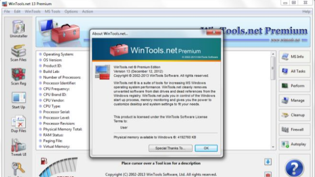 WinTools.net for Windows 10 Screenshot 1