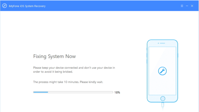 iMyFone iOS System Recovery for Windows 10 Screenshot 3
