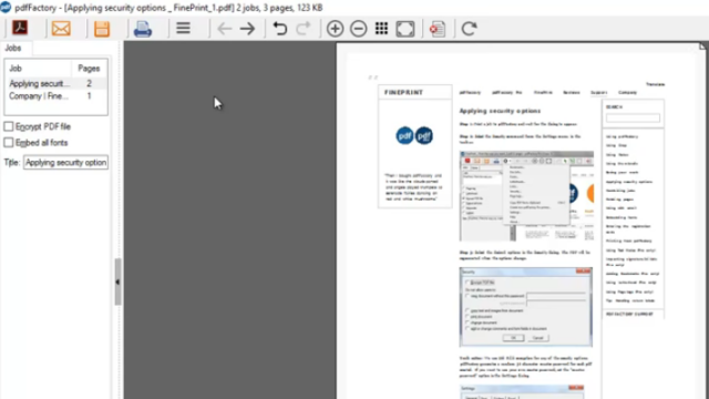 pdfFactory for Windows 11, 10 Screenshot 2
