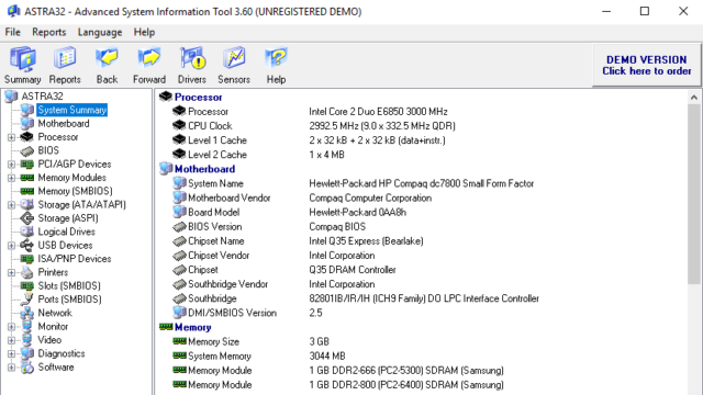 ASTRA32 for Windows 11, 10 Screenshot 1