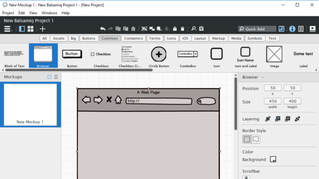 Balsamiq Mockups for Windows 11, 10 Screenshot 2