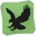 Black Bird Cleaner Icon