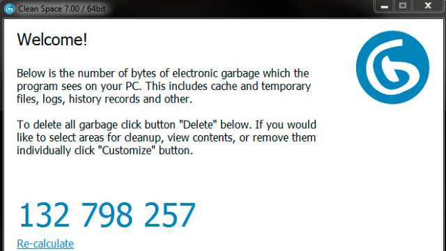 Clean Space for Windows 10 Screenshot 1
