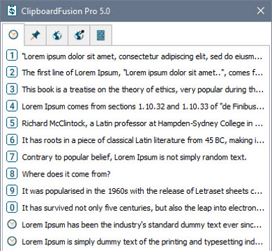 ClipboardFusion for Windows 11, 10 Screenshot 2