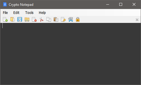 Crypto Notepad for Windows 11, 10 Screenshot 1