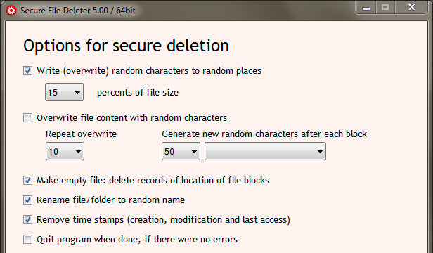 CyRobo Secure File Deleter for Windows 11, 10 Screenshot 1