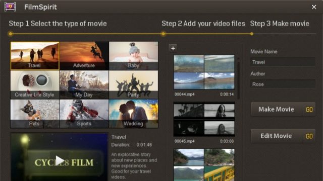 Cycle8 FilmSpirit for Windows 11, 10 Screenshot 1