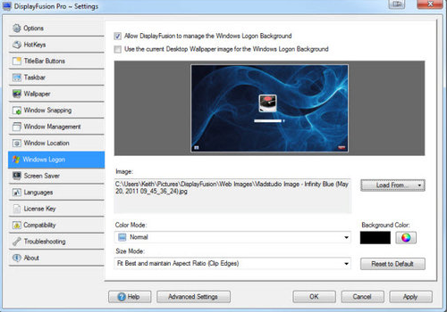 DisplayFusion for Windows 11, 10 Screenshot 1