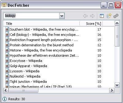 DocFetcher for Windows 10 Screenshot 2