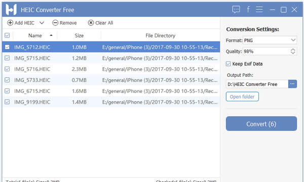 FonePaw Free HEIC Converter for Windows 11, 10 Screenshot 2