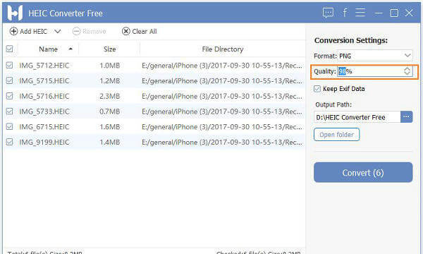 FonePaw Free HEIC Converter for Windows 11, 10 Screenshot 3