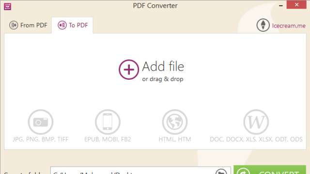 Icecream PDF Converter for Windows 11, 10 Screenshot 3