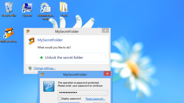 MySecretFolder for Windows 11, 10 Screenshot 1