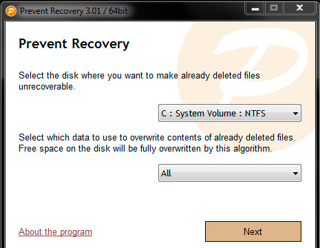 CyRobo Prevent Recovery for Windows 10 Screenshot 2