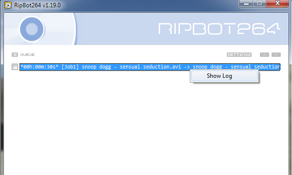 RipBot264 for Windows 10 Screenshot 2