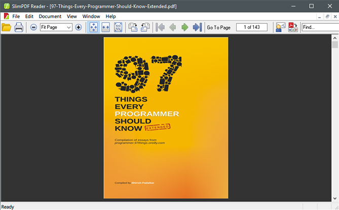 Slim PDF Reader Screenshot