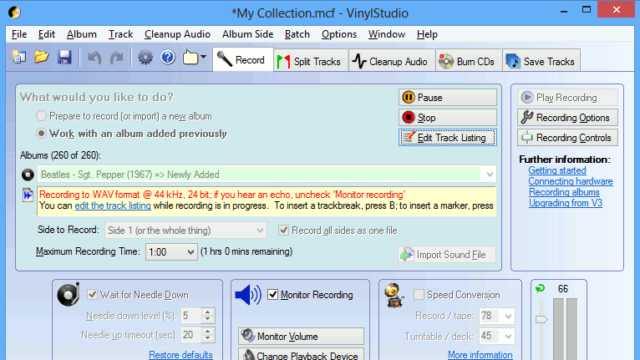 VinylStudio for Windows 11, 10 Screenshot 1