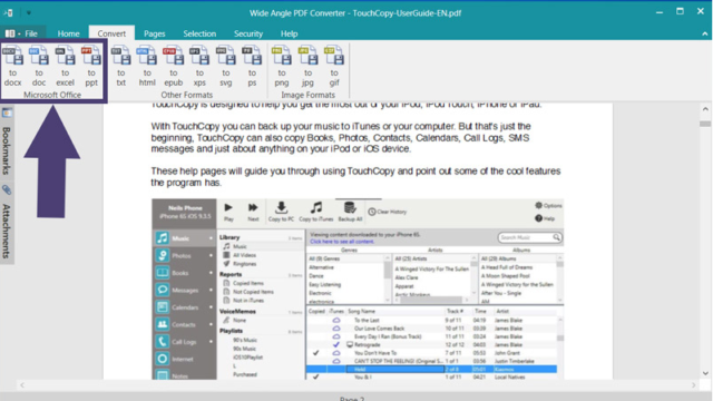 Wide Angle PDF Converter for Windows 11, 10 Screenshot 2