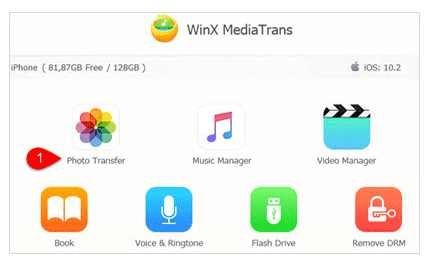 WinX MediaTrans for Windows 10 Screenshot 1