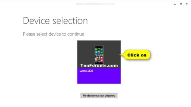 Windows Device Recovery Tool for Windows 10 Screenshot 1
