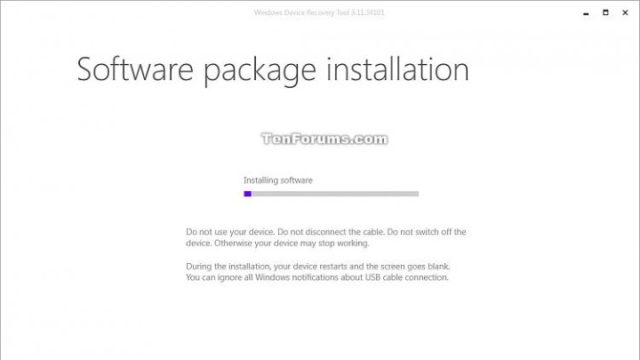 Windows Device Recovery Tool for Windows 10 Screenshot 2
